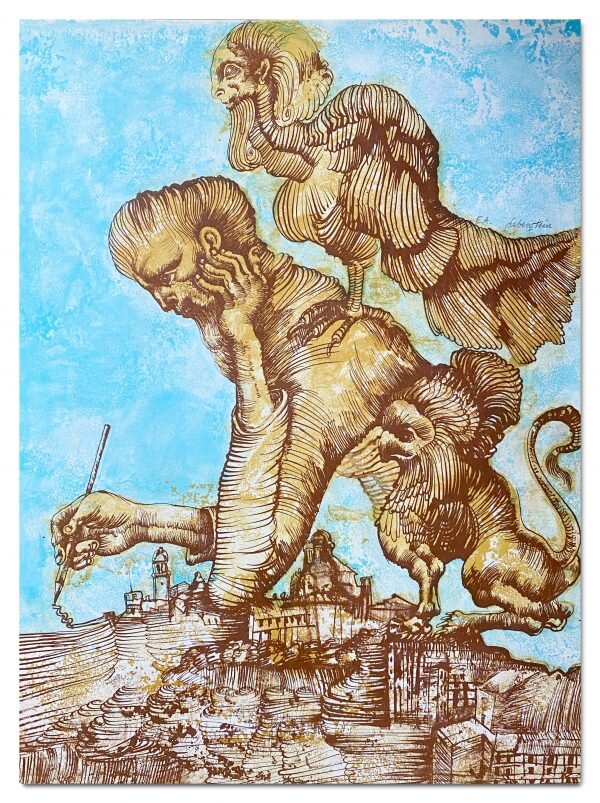 Jan Lebenstein - Litografia Barwna