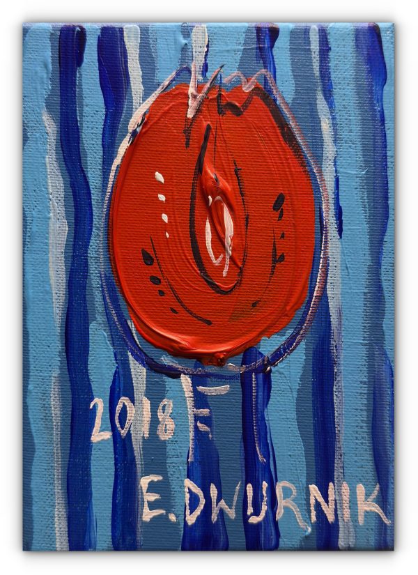 Edward Dwurnik - Czerwony Tulipan - 2018 r.