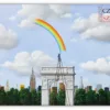 Rafał Olbiński - Linia życia - Olej płótno - 2005 r