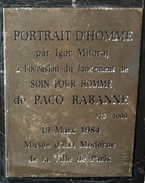 Igor Mitoraj Rzeźba - Portrait d'homme - Paco Rabanne - obrazek 2