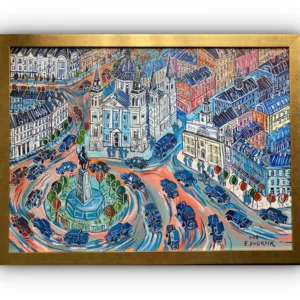 DWURNIK Edward - Obraz - Łódź - 73 x 100 cm