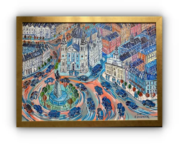 DWURNIK Edward - Obraz - Łódź - 73 x 100 cm