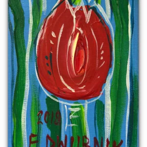 DWURNIK Edward - Tulipan 2018 - Płótno