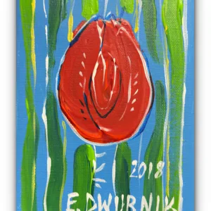 DWURNIK Edward - Tulipan 2018 - Płótno