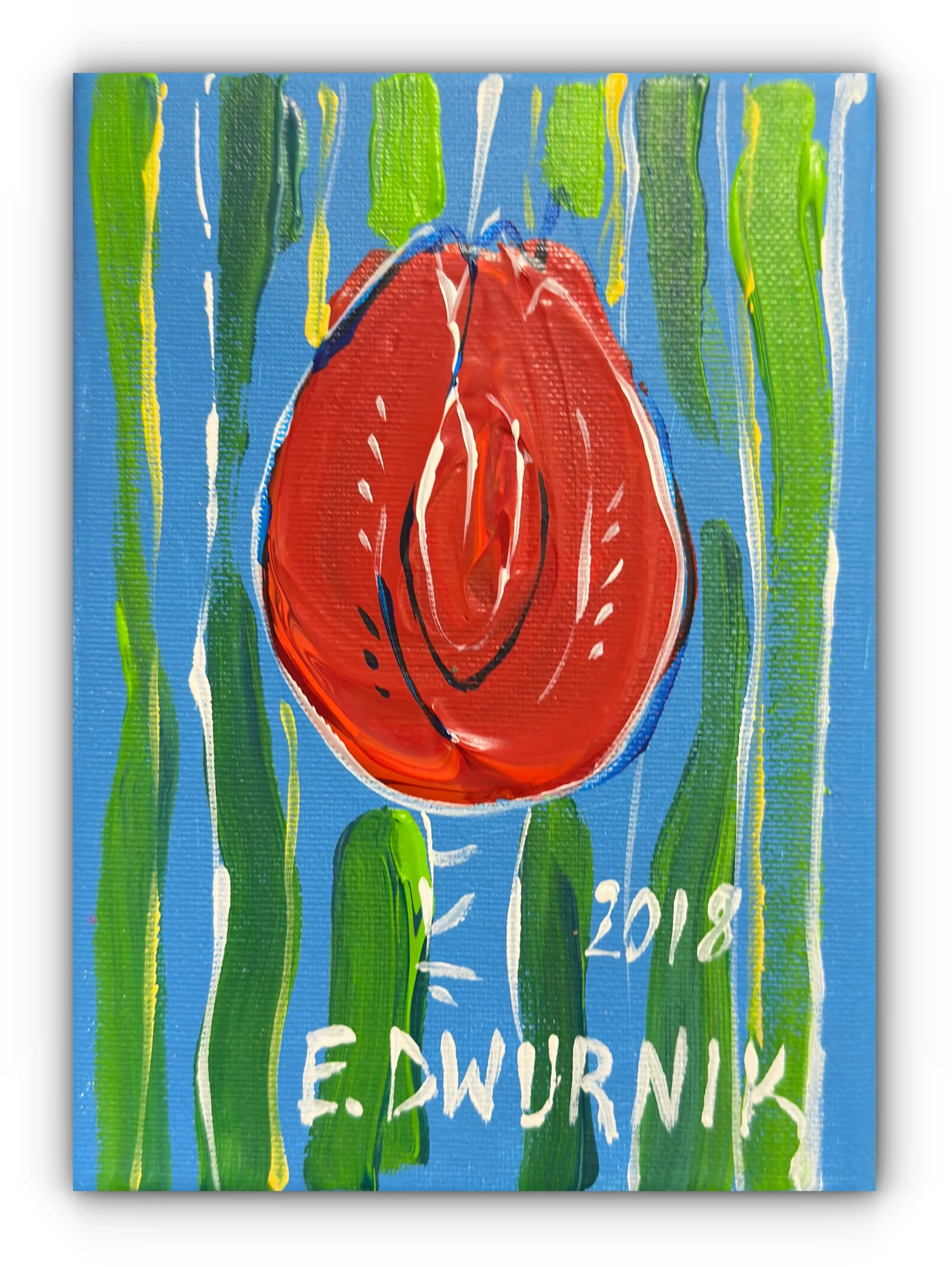 DWURNIK Edward – Tulipan 2018 – Płótno