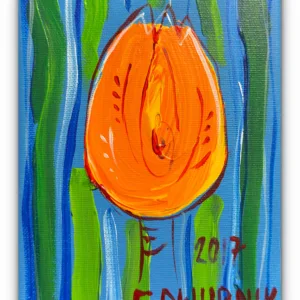 DWURNIK Edward - Tulipan 2018 - Płótno