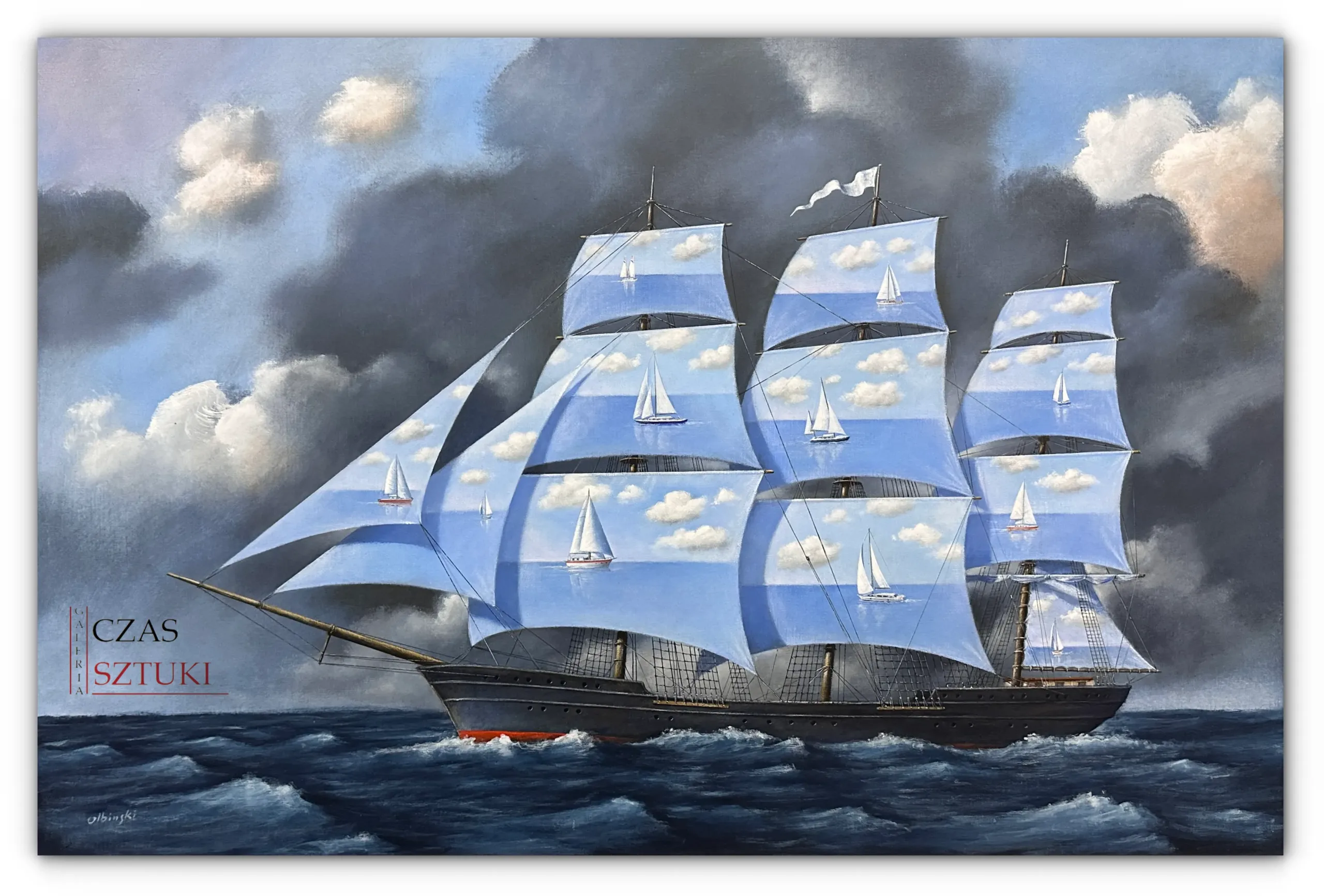 OLBIŃSKI Rafał – Grotesque nature of normality – olej